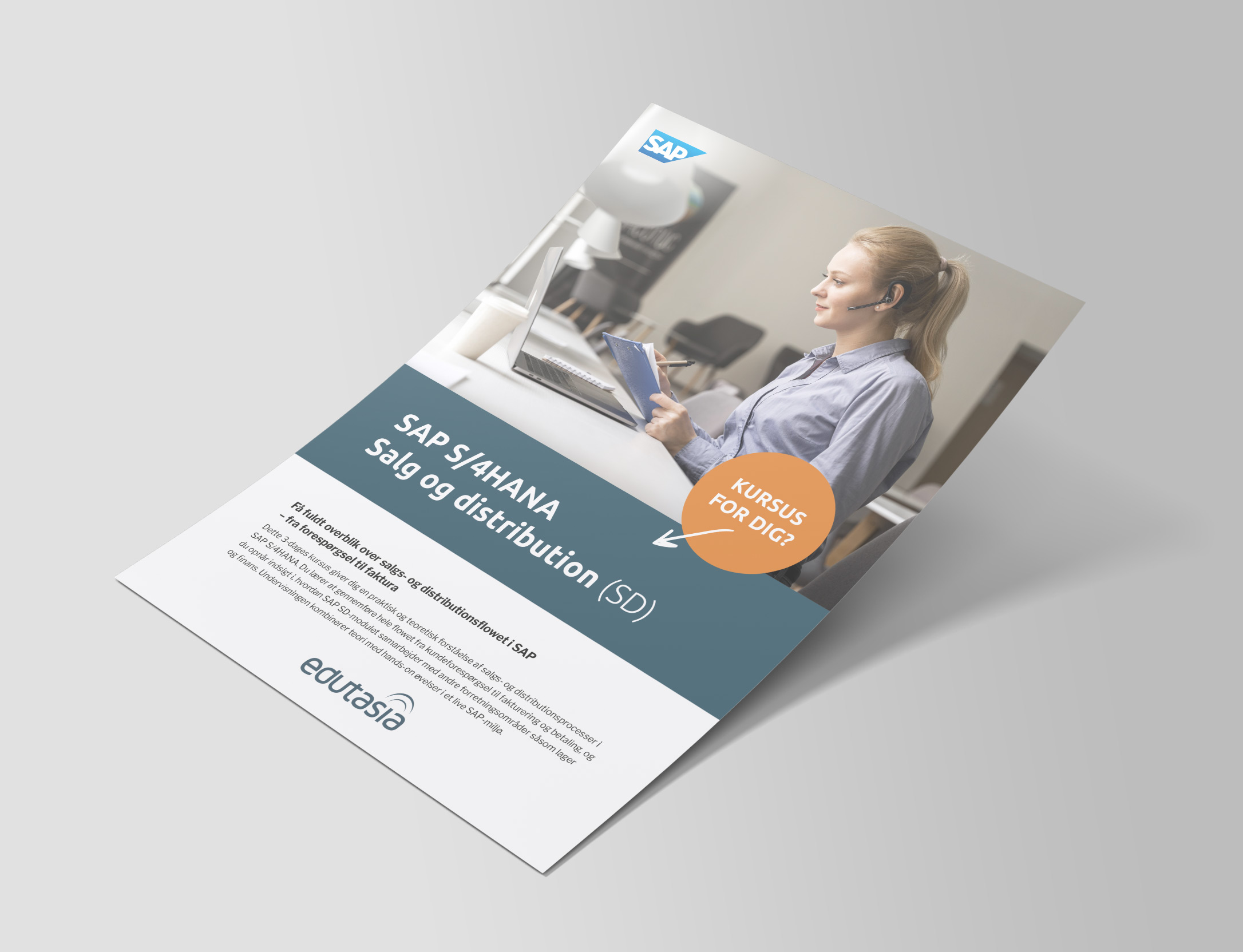 Mock Up SAP Salg Og Distribution A4 Flyer1