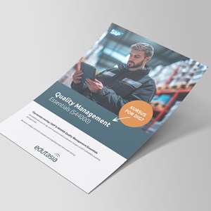Mock Up SAP Quality Management Essentials A4 Flyer