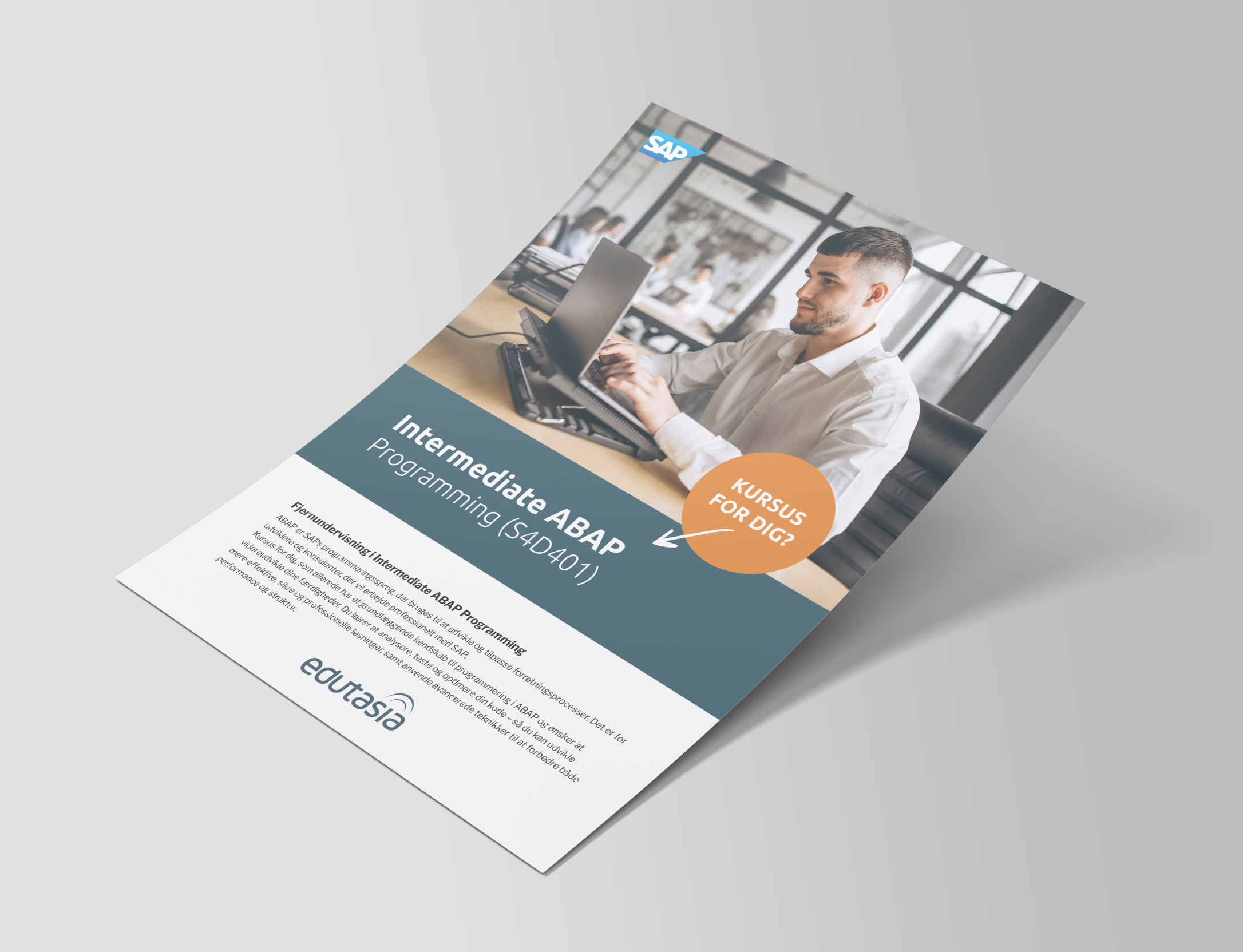 Mock Up Flyer SAP Intermediate ABAP Programming