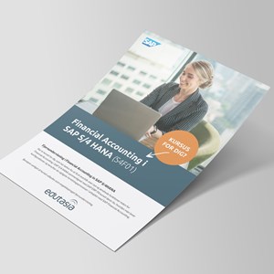 Mock Up SAP Finansial Accounting A4 Flyer