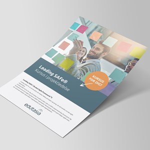 Mock Up Flyer Projektledelse Leading Safe