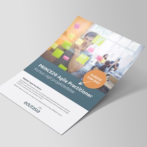 Mock Up Flyer Agil Projektledelse Prince2 Agile Practitioner