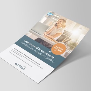 Mock Up SAP Sourcing Procurement A4 Flyer